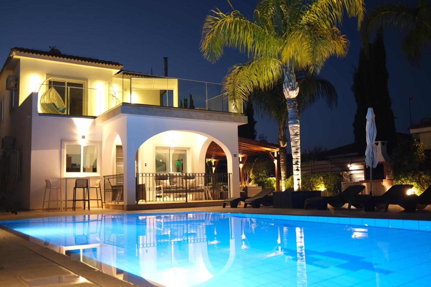 Sunset Villa Private Complex Heated Pool ไอยานาปา ภายนอก รูปภาพ