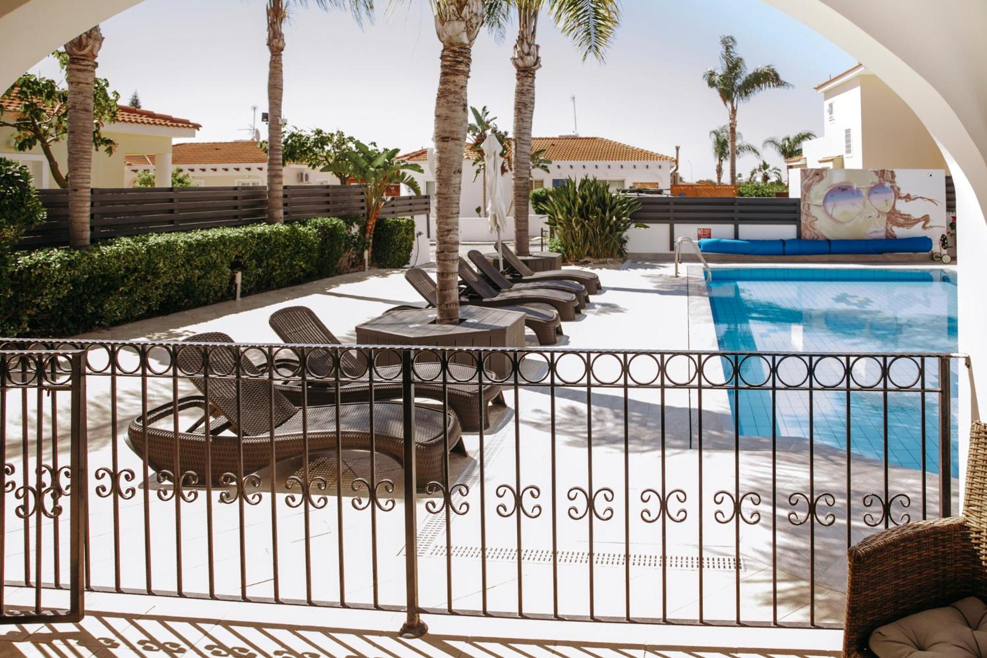 Sunset Villa Private Complex Heated Pool ไอยานาปา ภายนอก รูปภาพ